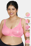 Zivame True Curv Single Layered Non Wired 3/4th Coverage Super Support Bra - Morning Glory — thumbnail 5
